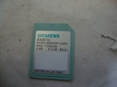 Siemens Simatic S7 /Micro Memory Card/ MMC 2 MB (6ES7953-8LL20-0AA0 ) Gebr.