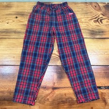 Oshkosh B'Gosh 1990 s Vintage Girls Red Plaid Pants Size 6 100 Cotton