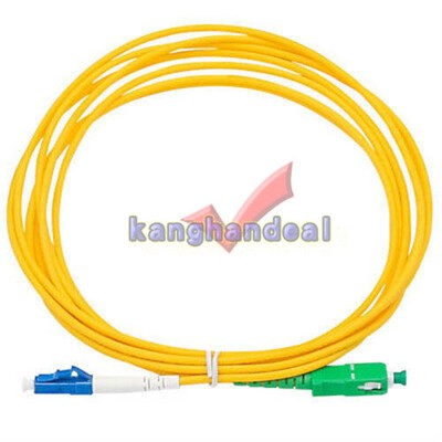 10 Meter SC/APC to LC/UPC SM Single Mode 9/125 Fiber Patch Cord Simplex