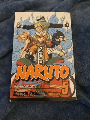 (T) Naruto, Vol. 5 Paperback Masashi Kishimoto EUC