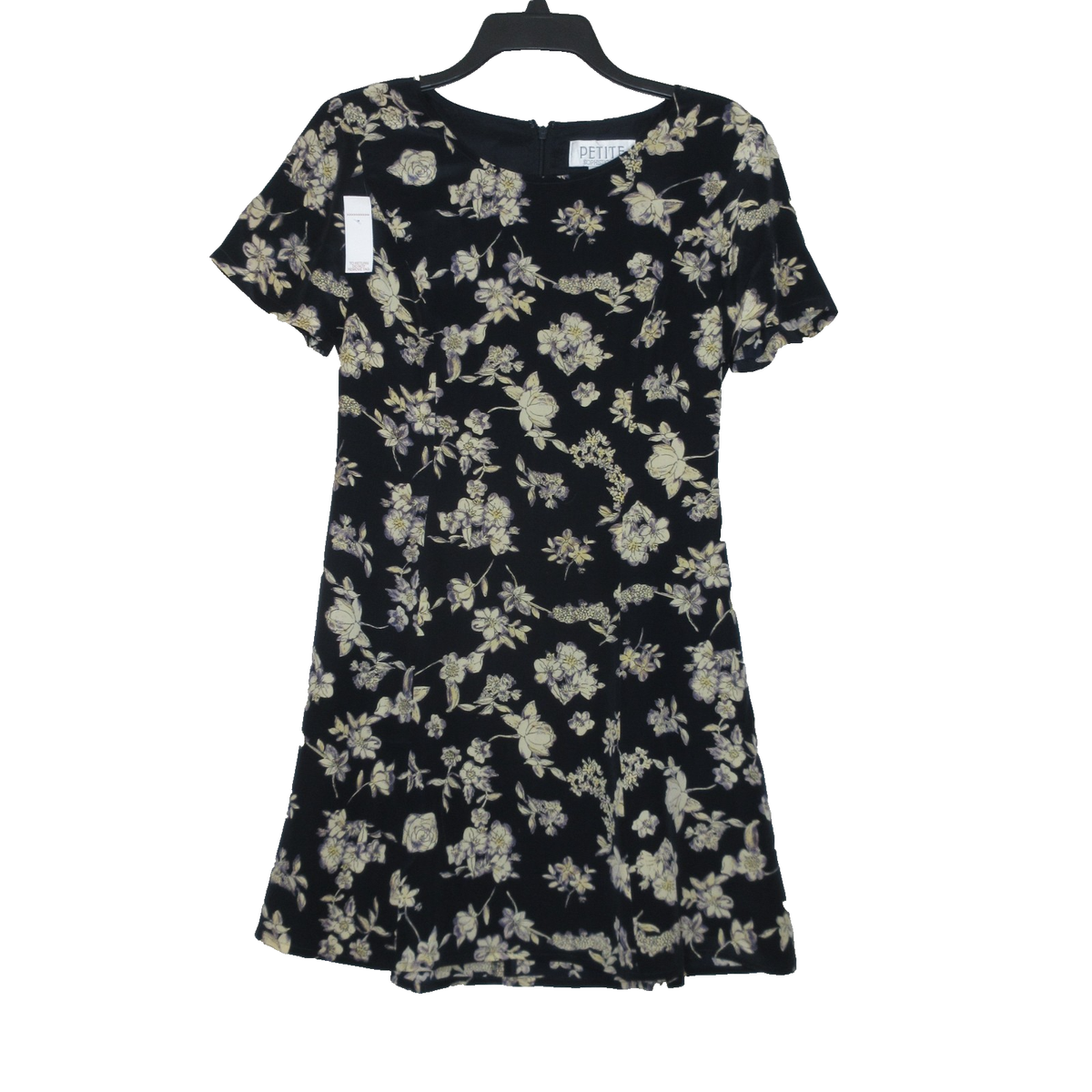 navy a line mini dress Rihoas Chiffon A-Line Mini Dress, Navy / M