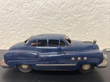 1950 s TIN BLUE BUICK ELECTROMOBILE BY MARUSAN, JAPAN, OPERATIONAL 8