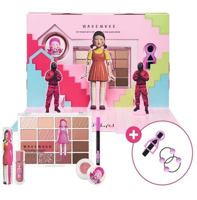 WAKEMAKE WM X Netflix Squid Game Get Ready with Younghee Make up Set | Korean