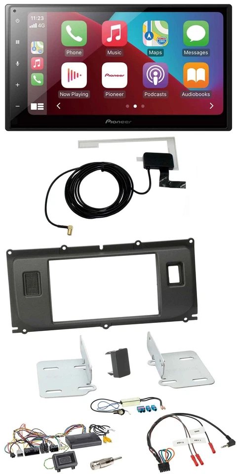 Pioneer USB Bluetooth DAB Lenkrad 2DIN Autoradio für Land Rover Evoque 11-13 Bli - Bild 1 von 4