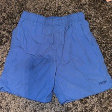 AFTCO American Fishing Tackle Co. Swim Trunks Shorts Blue Mesh Lined M