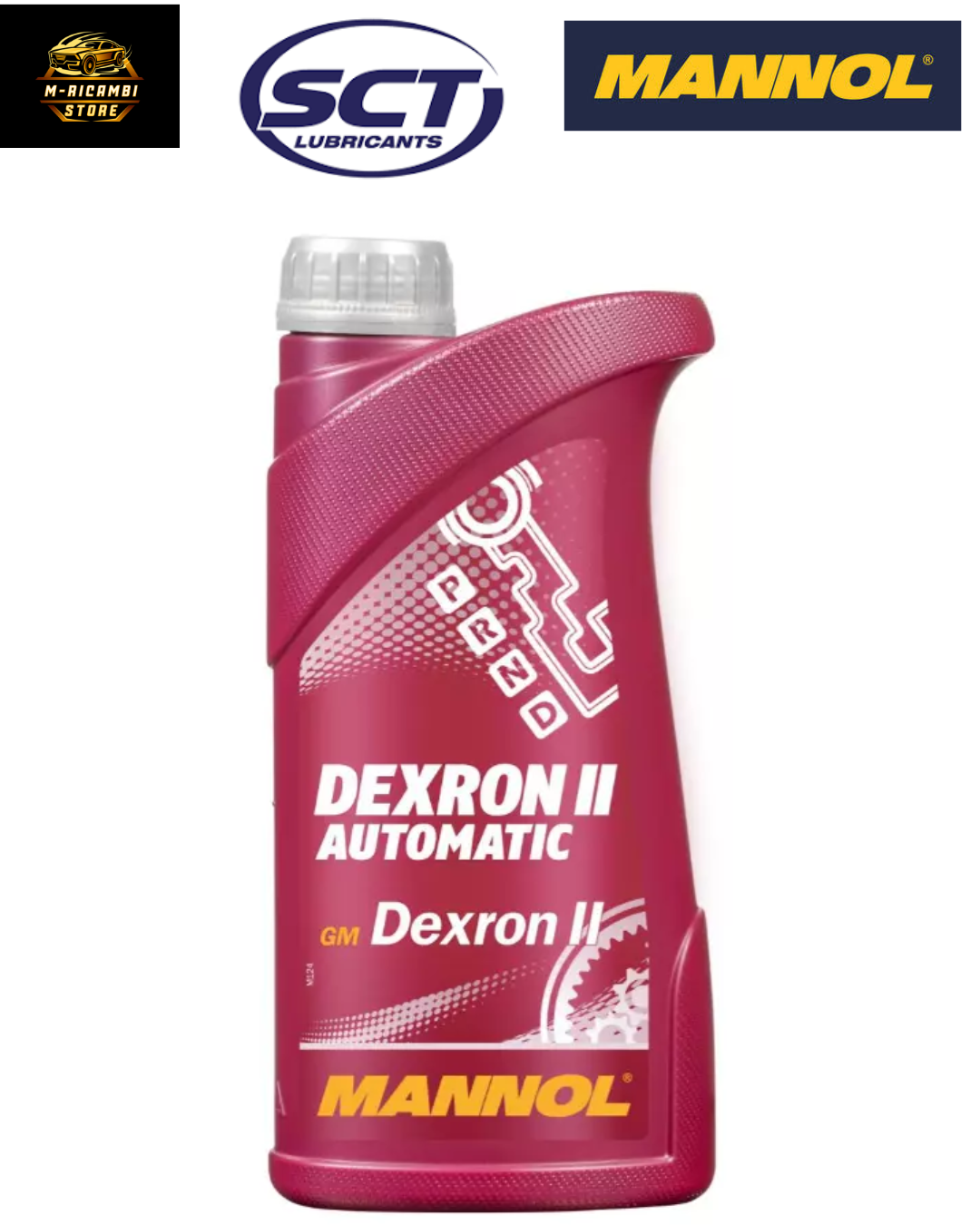 1L Mannol Dexron II ATF  Olio Cambio Automatico e Servosterzo Alta Qualità Rosso