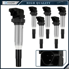 ECCPP 6 Ignition Coils For 07-13 BMW 328i 07-10 BMW 335i 08-13 BMW 128i L6 3.0L