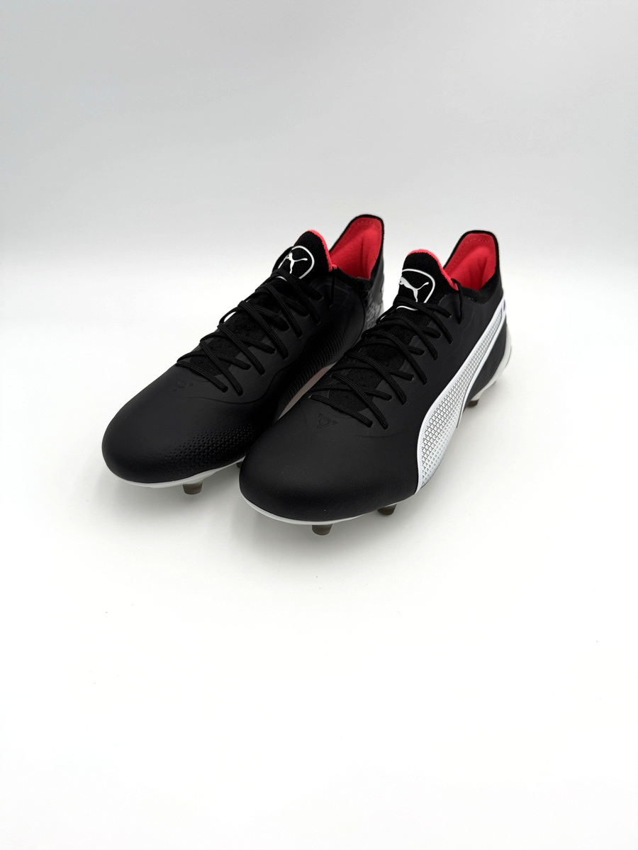 Puma King Ultimate FG/AG Men's Leather Soccer Cleats Black 107563