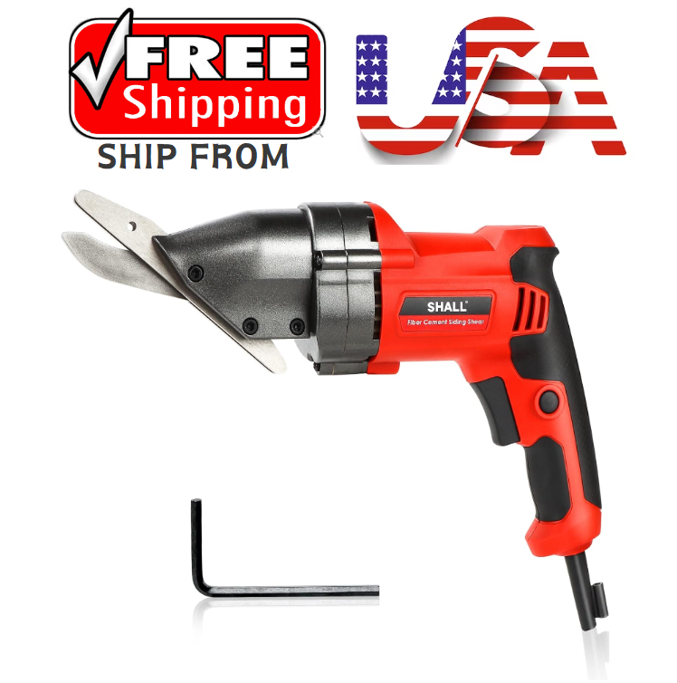 SHALL Electric Fiber Cement Siding Shear, 4.8Amp Hardie Board Cutter