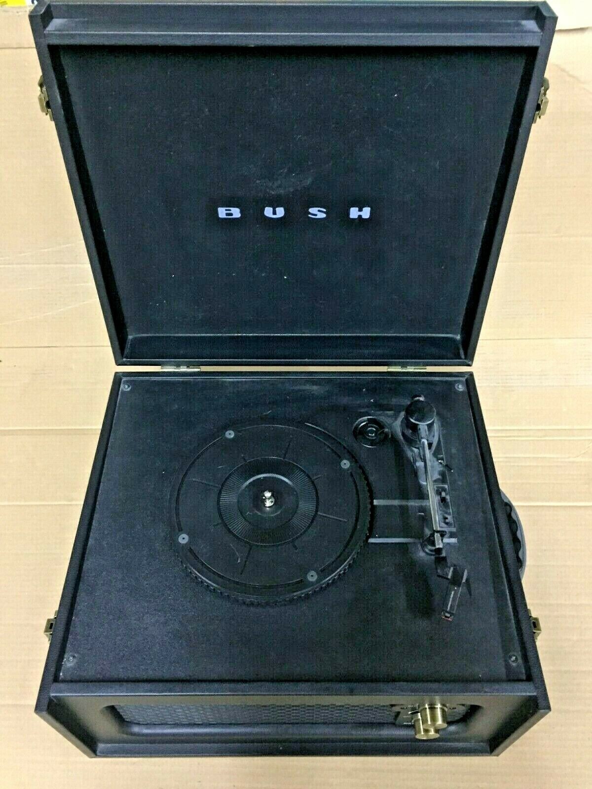 Bush Wooden Leg Stand Vinyl Turntable Record Player Retro Built in Dual