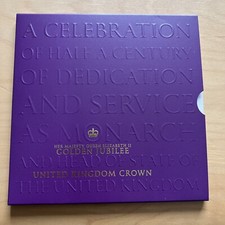 2002 Golden Jubilee Queen Elizabeth Brilliant Uncirculated &pound;5 Coin Pack