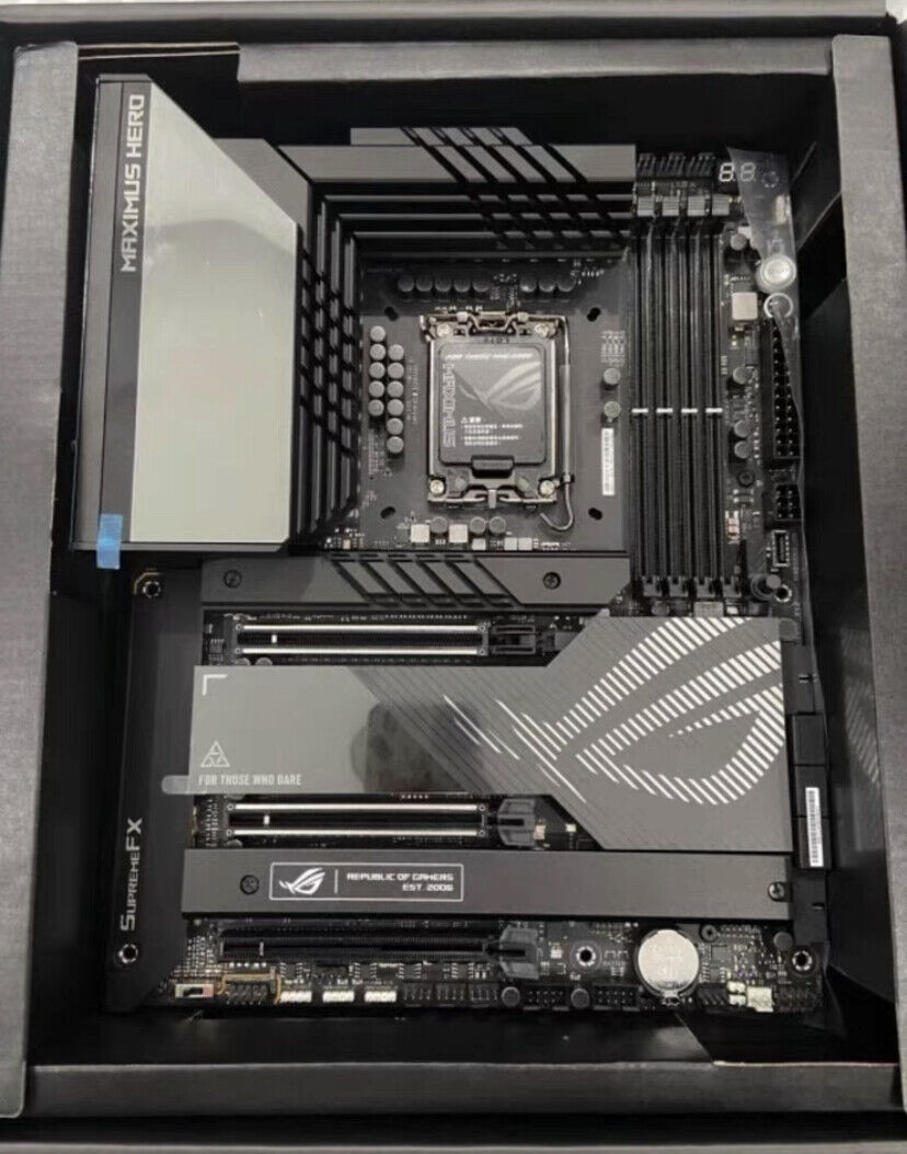 ASUS ROG MAXIMUS Z790 HERO Motherboard Support Intel i9 ASUS ROG MAXIMUS Z790 HERO Motherboard Support Intel i9