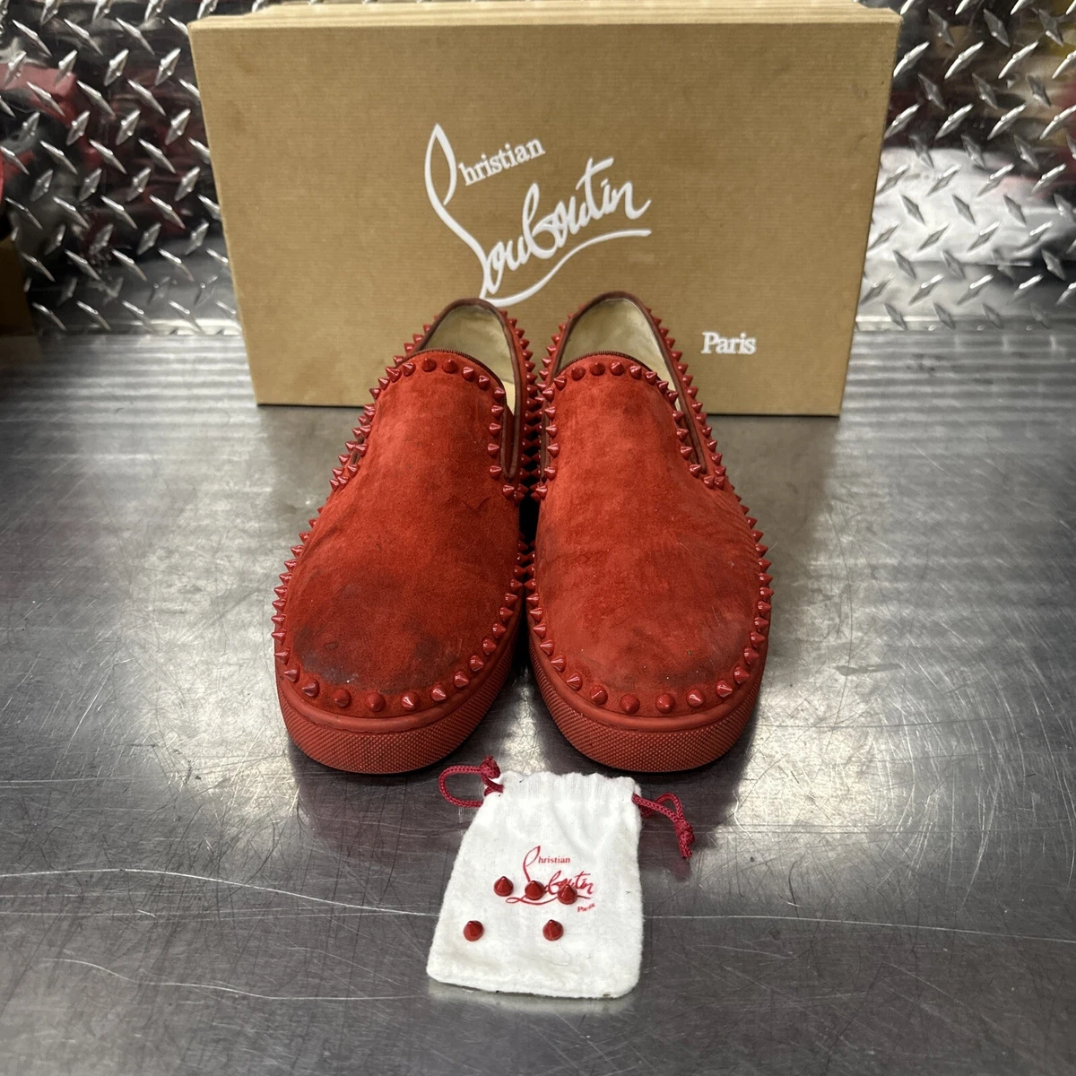 Christian Louboutin Red Shoes Men's Collection