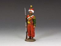 King & Country Ne025 Standing Mameluke With Musket - Retired - Mint In The Box King & Country Ne025 Standing Mameluke With Musket - Retired - Mint In The Box