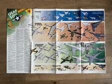 USAF 50th Air & Space Museum Smithsonian Poster October/November 1997 Supplement