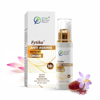 Fytika Anti Aging Night Cream Combats Lines, Wrinkles, Dark Spot, Blemishes Skin
