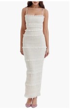 White Maxi House Of CB Dress 