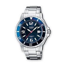 Orologio CASIO Diver Collection Da Uomo Donna ACCIAIO datario corona vite 200 m