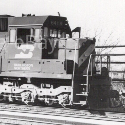 #ad #ad 1973 Burlington Northern Railway Electromotive SD 45 #6419 Aurora Illinois $37.50