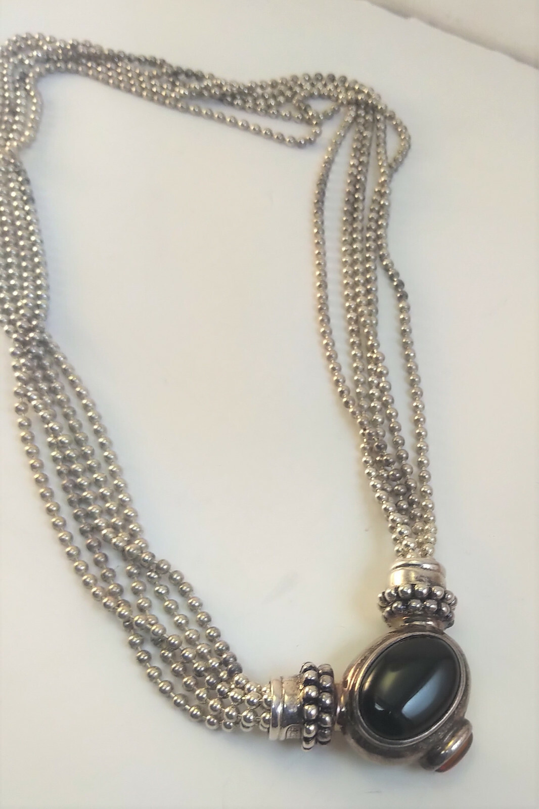 STERLING SILVER MULTI STRAND INTERCHANGEABLE LADI… - image 1