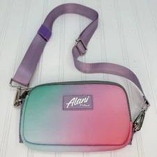 NEW Alani Nu Travel Bag Crossbody Ombre Limited Neoprene Zip Purse Multiwear