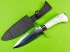 Hen & Rooster Spain Spanish HR-5002 Large Unusual Bowie Hunting Knife w/ Sheath