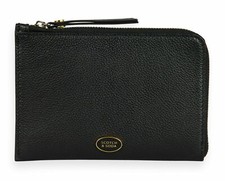 SCOTCH & SODA Leather Travel Wallet Black