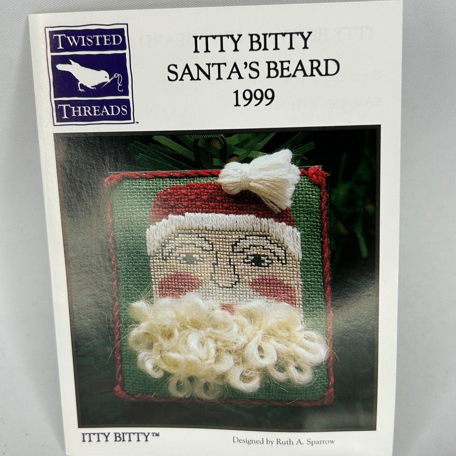 Twisted Threads Cross Stitch Embroidery Needle point Kit "Santa's Beard 1999"