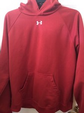 EUC Boys Sz. L 18 Red Under Armour Hoodie, BIN