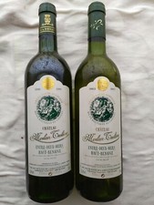 Lot De 2 Bouteilles vin Entre Deux Mers Millésime 1999 Et 2003 french wine Bio