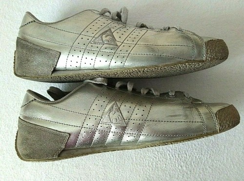 SCARPE "LE COQ SPORTIF" COLOR ARGENTO MISURA 39 USATE - Foto 6 di 6