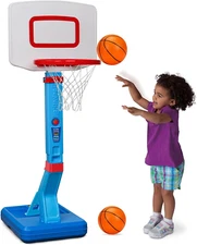 Toddler Basketball Hoop Mini Adjustable Indoor Outdoor Poolside Kids Boys Girls