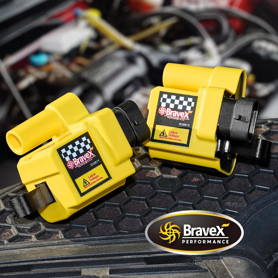 Ignition Coil UF271 D581 & 8mm Spark Plug Wire For Chevy GMC 4.8L 5.3L 6.0L 8.1L - Image 3 of 4