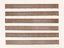1275DM Set 6 Pièces Palissade en Bois pour Plusieurs Usages Échelle Ho 1:87
