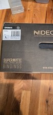 NIDECKER Supermatic Step In Bindings Black First Gen LARGE