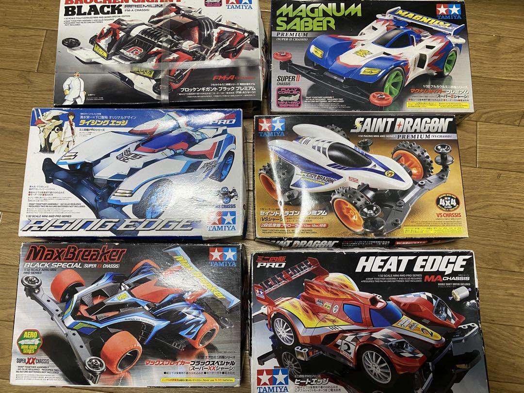 TAMIYA MINI 4WD Pro Aero Full Cowl Racer 6p set Japan Minicar w
