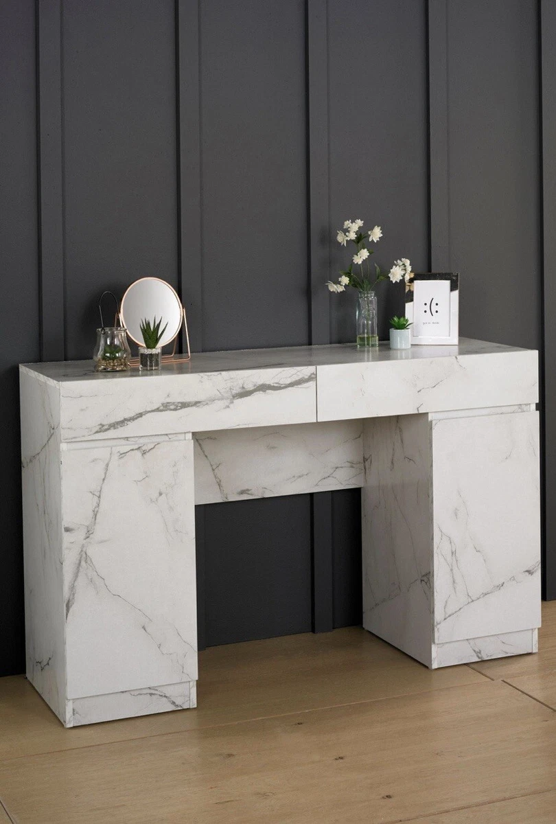 Marble dressing table with drawers deals