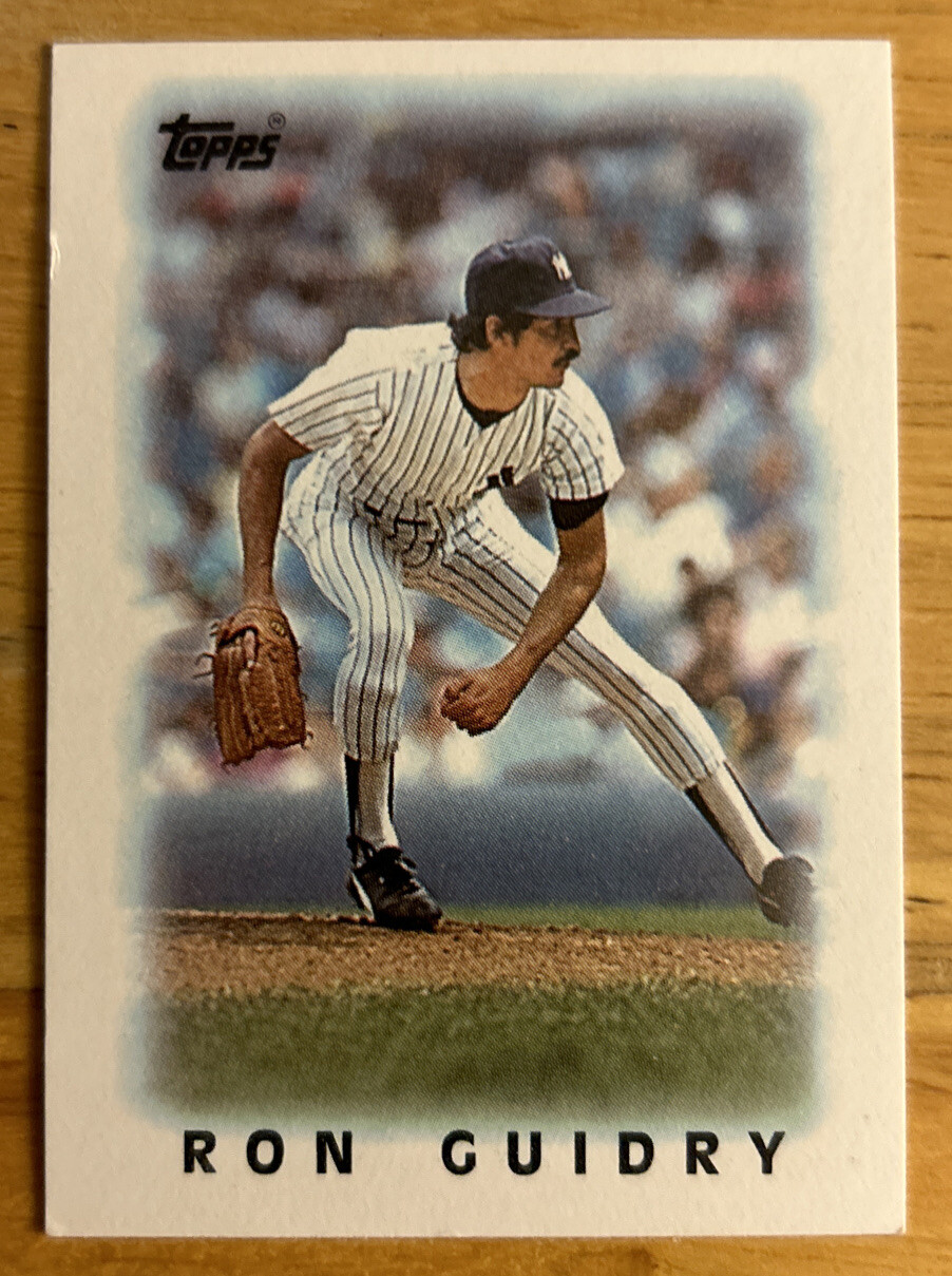 1986 Topps Major League Leaders Ron Guidry Baseball Card 26 Yankees