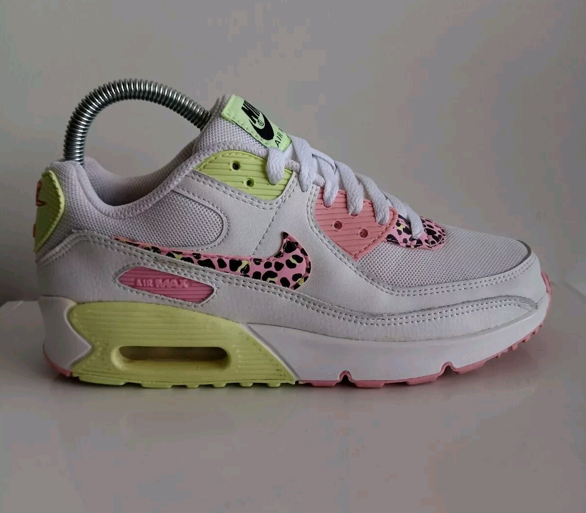 nike air max 90 pink leopard trainers