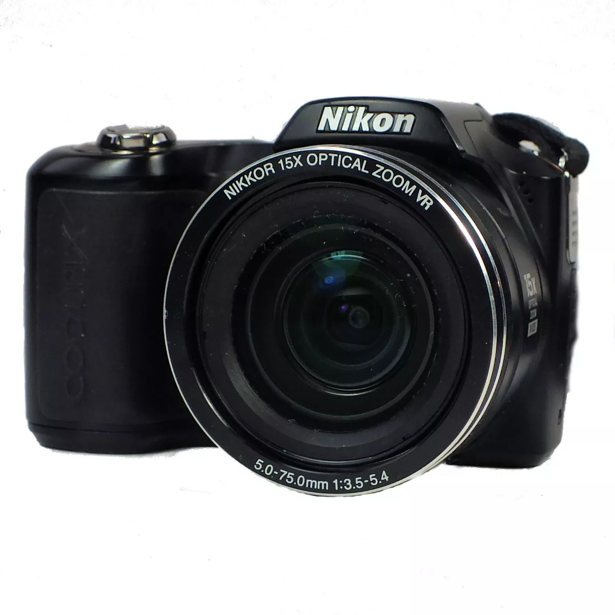 Nikon Coolpix L100 10MP 15x Zoom Digital Camera w/ Nikkor 5-75mm F3.5-5.4 Zoom