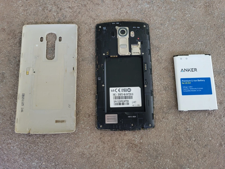 telefono telefonino smartphone LG G4 non funzionante lg-h815 x pezzi di ricambio - Immagine 4 di 4