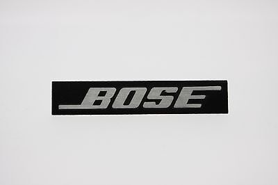 For Bose Rectangular Brushed Aluminium Logo Badge 55mm 2 1 X 10mm 0 4 Ebay