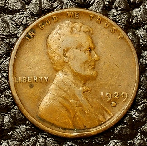 1929-D Lincoln Wheat Cent ~ FINE (F / FN) Condition ~ COMBINED SHIPPING!