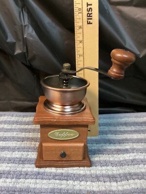 Hand Coffee Grinder Wood And Metal Nice