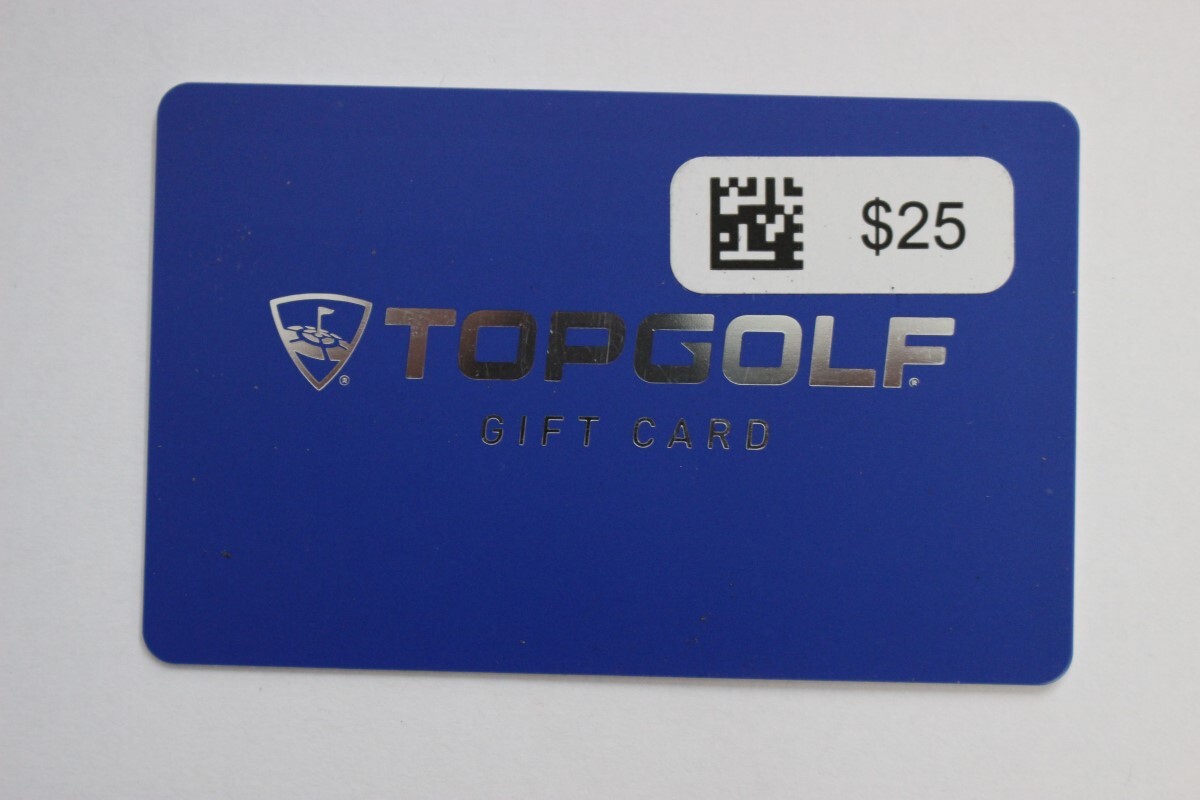 25 TOPGOLF GIFT CARD (AO2080627) eBay