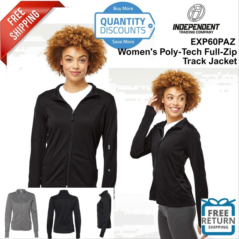 Independent Trading Co. Women's Full-Zip Track Jacket