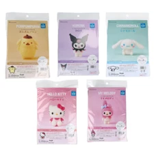 Sanrio character Needle Felting Kit Kawaii Mini Wool Plush DIY Japan Craft