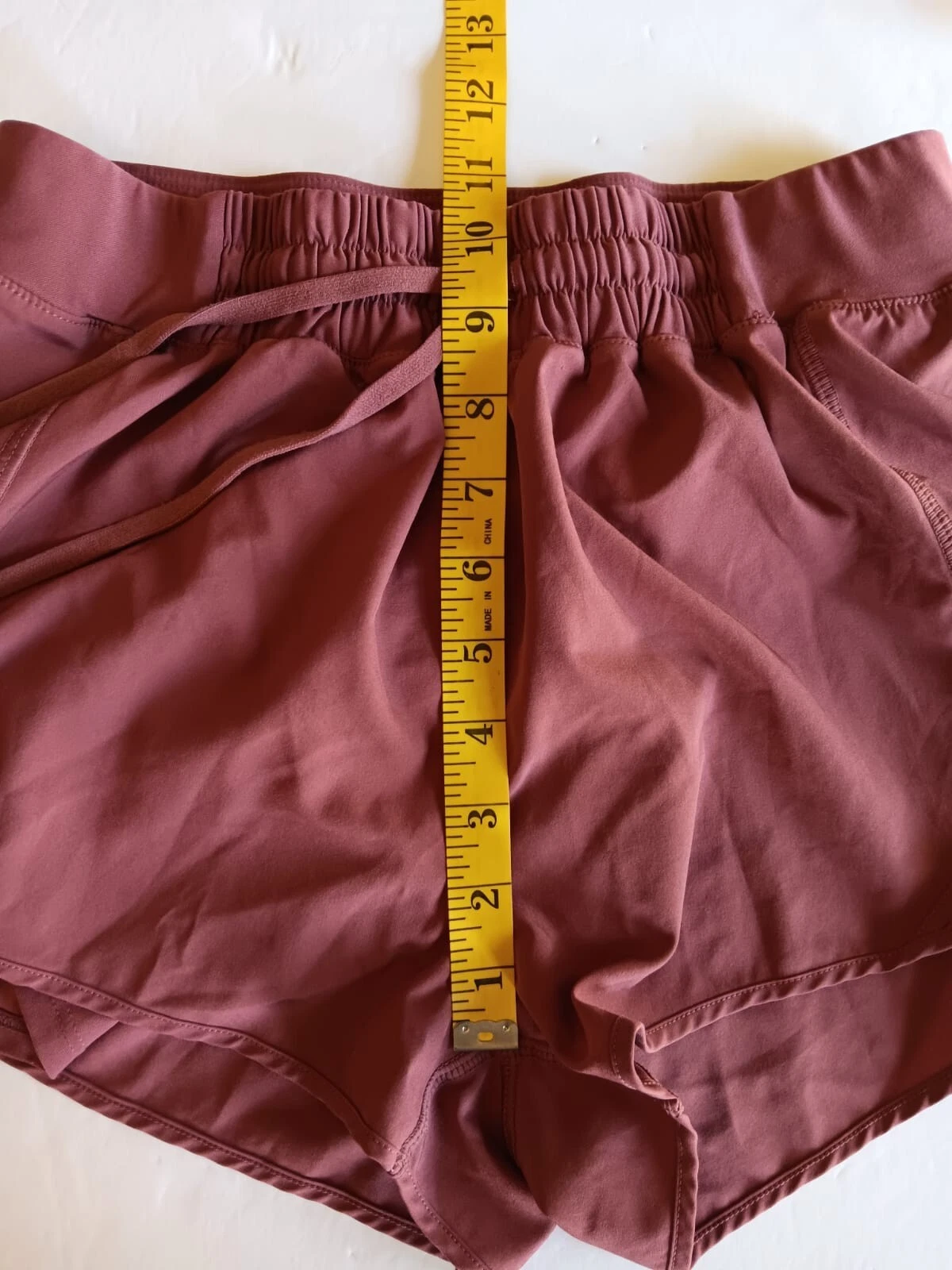 mpg running stretch front tie casual shorts