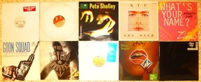 Electro - Synthpop, 10 Vinyl Record Lot, 1 LP, 8 33 & 1 45 RPM, 4 UK, 1 Ltd Ed