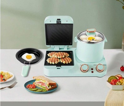 3 In 1 Breakfast Counter  Home  Machine Electric Mini  Bread Breakfast Sandwich